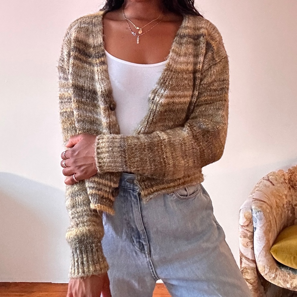 Green Cardigan